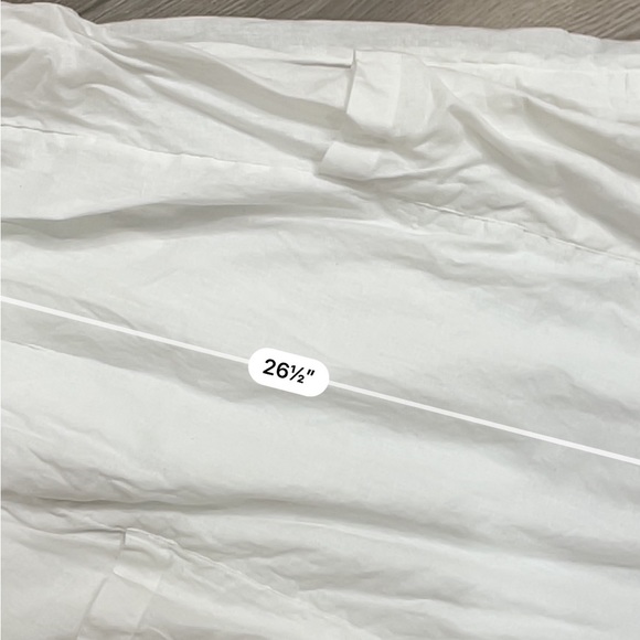 Free people peach a-line tunic white tie sleeve top - Picture 3 of 4